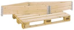 NW Paletten-Aufsatzrahmen f.Pal. L1200xB800mm 4Scharnieren Nutz-H.200mm Nadelholz (9000451095)