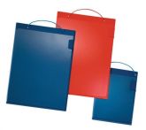 NW Auftragstasche m.Klettverschluss,Kordel u.Tasche DIN A4 rot VE 10 St. (9000451237)