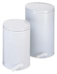 NW Tretabfallsammler 13l D270xH410mm Stahlbl.weiß WESCO (9000467059)