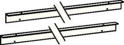 NW Sturzfutterwinkelset f.Gleitsch.G-SR/BG weiß 9016 DORMA (3000207146)