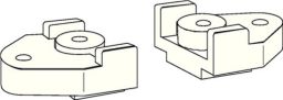 NW Befestigungselement kpl. f. Profiltüren passend f. G 96 N20 (3000207303)