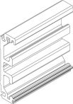 NW Zargenausgleichsprofil Wandmont.Alu.EV1 L.1650mm Levolan 60/120 (3000255377)
