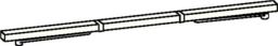 NW Gleitsch. GSR/VL f. TS 93 B weiß 9016 Bands. mech. DORMA (3000207229)