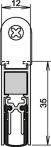 NW Türdichtung Doppeldicht M-12/35 1-393 Ausl.2-s.L.708mm Alu. silberf. (3327023025)