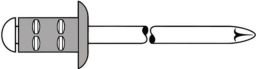 NW Blindniet PolyGrip® Nietschaft dxl 4,0x10,0mm Alu/Edelstahl 500 St.GESIPA (4000813595)