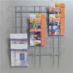 NW Prospekthalter H780xB710xT75mm Anz.Fächer 15 Draht (9000493681)