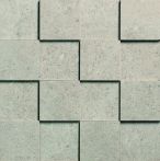 Novabell Mosaik 30x30cm NOVA SOVEREIGN 3D grigio chiaro | SVN108K