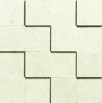 Novabell Mosaik 30x30cm NOVA WALKING 3D ivory | WLK308K