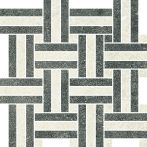Novabell Mosaik 30x30cm NOVA TOUCHE dark/cotton | TCH998N