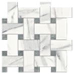 Novabell Feinsteinzeug 30 x 30 cm Imperial - MOS INTR CALAC BIANCO SILK | IMP887N