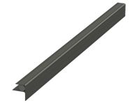 Megawood Hausanschlussprofil anthrazit 21 mm - 4000 mm lang