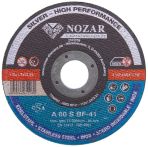 Nozar Trennscheibe Inox flach Silver