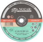 Nozar Trennscheibe Stein flach Silver