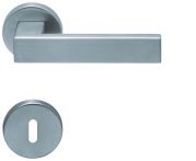 Scoop Drückergarnitur PullBloc Form 1005 Edelstahl matt, Rosette rund
