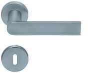 Scoop Drückergarnitur PullBloc Form 1008 Edelstahl matt, Rosette rund