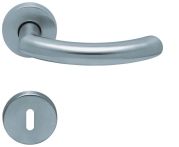 Scoop Drückergarnitur PullBloc Form 1085 Edelstahl matt, Rosette rund