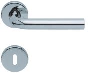 Scoop Drückergarnitur PullBloc Form 1100 Edelstahl poliert, Rosette rund