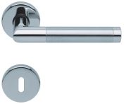Scoop Drückergarnitur PullBloc Form 1174 Edelstahl poliert , Rosette rund