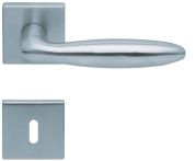 Scoop Drückergarnitur PullBloc Form 1083 Edelstahl matt, Rosette quadratisch 