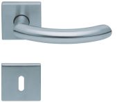 Scoop Drückergarnitur PullBloc Form 1085 Edelstahl matt, Rosette quadratisch