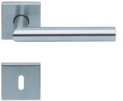 Scoop Drückergarnitur PullBloc Form 1106 Edelstahl matt, Rosette quadratisch