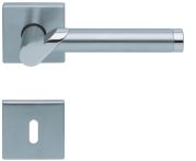 Scoop Drückergarnitur PullBloc Form 1765 Edelstahl matt, Rosette quadratisch 