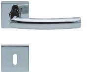 Scoop Drückergarnitur PullBloc Form 1003 Edelstahl poliert , Rosette quadratisch