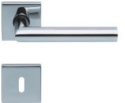 Scoop Drückergarnitur PullBloc Form 1106 Edelstahl poliert , Rosette quadratisch