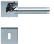 Scoop Drückergarnitur PullBloc Form 1765 Edelstahl poliert , Rosette quadratisch 