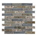 HPH Placke Mosaik BRICK 2,3 FIORE-MAR/V poliert 30x30x0,8 cm Art. 15350