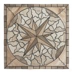 HPH Placke Rosone TROJA-WOOD-1 Drehbar 66x66x0,8 cm Art. 15356
