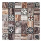 HPH Placke Mosaik Modo BOSCO-3 marrone 4,8x4,8 30x30x0,8 cm Art. 15542