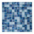 HPH Placke Mosaik LINO-2 blue glänzend/matt 30x30x0,8 cm Art. 15626