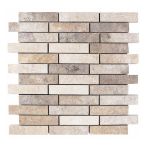 HPH Placke Mosaik MURO TRAVERTINO chiaro/noce 30x30cm Art. 15682