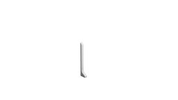 Prinz Endstück links für Sockelleiste Nr. 371 40mm Alu silber 1 Stück