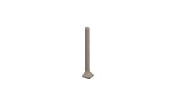 Prinz Aussenecke für Sockelleiste Nr. 372 60mm Alu titan 1 Stück