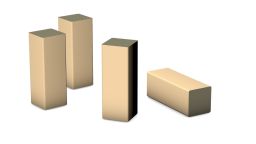 Prinz Eckstäbchen für Sockelleiste Nr. 809 MDF creme-beige 4 Stück