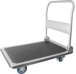 pro-bau-tec Plattformwagen anthrazit-grau Tragkraft 250 Kg Ladefläche 92,0x61,0 cm Bügel klappbar