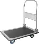 pro-bau-tec Plattformwagen anthrazit-grau 150 Kg Ladefläche 74x47 cm, Bügel klappbar