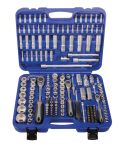 Projahn Steckschlüssel-Koffer 1/4+3/8+1/2" 182-tlg. 48-Zahnknarre proficraft