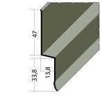 Protektor Nr.: 3820 Sockelprofil-Z PVC
