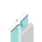 Protektor Nr.: 9054 Fugenprofil vertikal und horizontal Alu schwarz