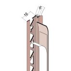 Protektor Nr.: 37706 Anputzdichtleiste mit Schutzlippe