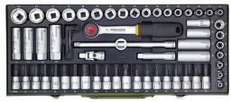 Proxxon Super-Kompaktsatz 3/8 Zoll 65-tlg. Steckschlüssel