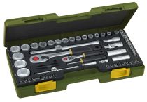 Proxxon Komplettsatz 1/4 Zoll und 1/2 Zoll 65 tlg mit Knüppelratsche