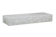 Redsun Granit Blockstufe hellgrau gesägt geflammt 35x15 cm