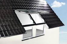 Roto EFA Rx WD 2x1 ZSD AL Eindeckrahmen (2x1) Ziegel - Aluminium - Maße: 940x980 mm (09/11)