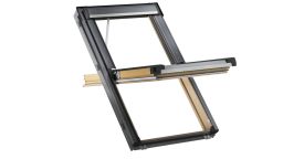 Roto QS4 Holz-Dachfenster | Entrauchungsfenster mit Elektro-Antrieb P5E