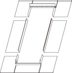 Roto EDR Rx WD 1x1 MET CU Eindeckrahmen (1x1) Metalleindeckung - Kupfer - Maße: 740x1800 mm (07/18)