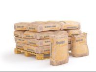 Volle Palette Zement CEM II/A-LL 42,5 N - 25 Kg Sack - Pal. á 56 Sack